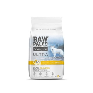 RAW PALEO Vetexpert Raw Paleo Ultra Karma Dla Psów Dorosłych Large Indyk 2kg