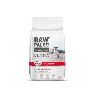RAW PALEO Vetexpert Raw Paleo Ultra Karma Dla Szczeniąt Małych Ras Wołowina 8kg
