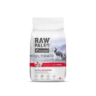 RAW PALEO Vetexpert Raw Paleo Ultra Karma Dla Szczeniąt Medium/Large Wołowina 2kg