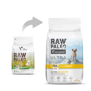 RAW PALEO Vetexpert Raw Paleo Ultra Karma Dla Szczeniąt Mini Indyk 2kg
