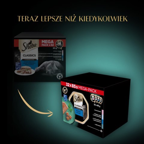 Sheba SHEBA® Classics Rybne Smaki 32x85g