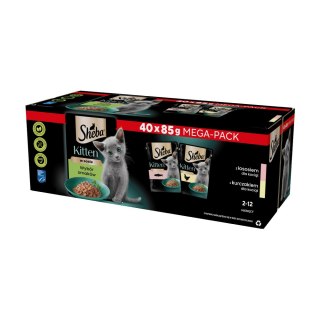 Sheba Sheba Kitten Wybór Smaków W Sosie Karma Dla Kociąt 40x85g