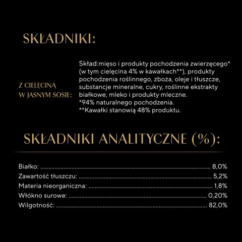 Sheba Sheba Sauce Collection Karma Mokra Dla Kota Z Cielęciną W Sosie 85g