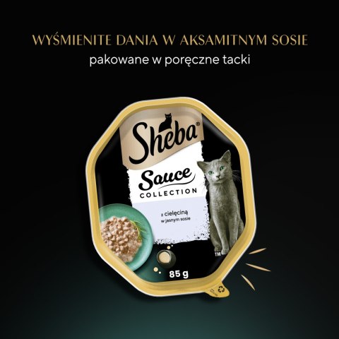 Sheba Sheba Sauce Collection Karma Mokra Dla Kota Z Cielęciną W Sosie 85g