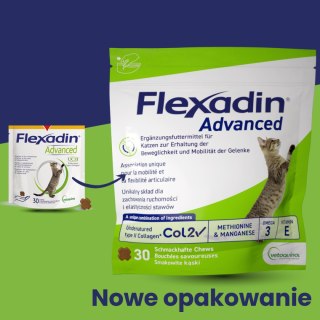 Vetoquinol VETOQUINOL Flexadin Advanced Cat 30 kąsków