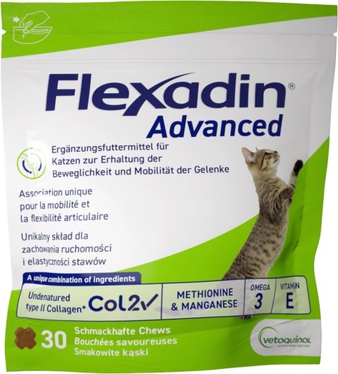 Vetoquinol VETOQUINOL Flexadin Advanced Cat 30 kąsków