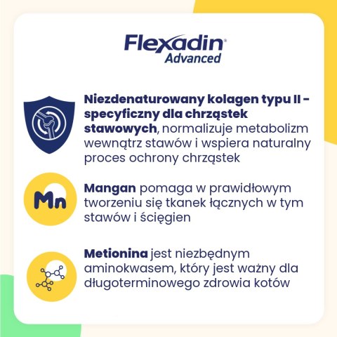 Vetoquinol VETOQUINOL Flexadin Advanced Cat 30 kąsków