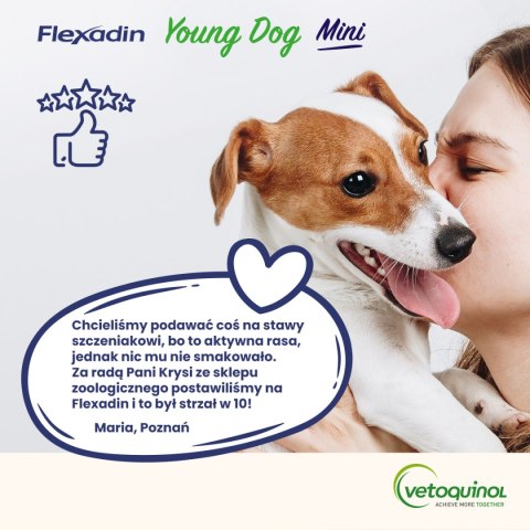 Vetoquinol VETOQUINOL Flexadin Young Dog Mini 60 kąsków