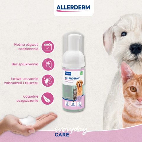 Virbac Virbac Allerderm Pianka Oczyszczająca Dla Psa I Kota 100ml