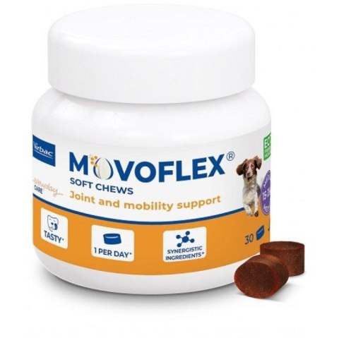 Virbac Virbac Movoflex M Krokiety Na Stawy Dla Psów 15-35kg 30 Sztuk