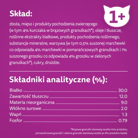 Whiskas Whiskas Adult Karma Sucha Dla Kotów Kurczak 1,4kg