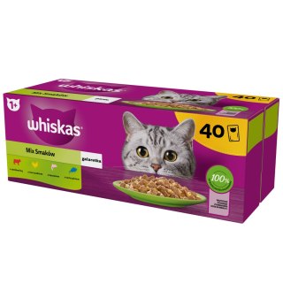 Whiskas Whiskas Adult Saszetki 40 x 85g Mix Smaków - Mokra Karma Dla Kota