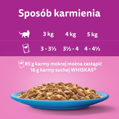 Whiskas Whiskas Adult Saszetki 40 x 85g Rybne Przysmaki - Mokra Karma Dla Kota