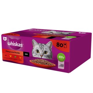Whiskas Whiskas Adult Saszetki Klasyczne Posiłki - Mokra Karma
