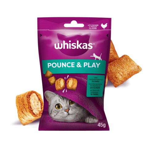 Whiskas Whiskas Energia I Witalność Przysmak Dla Kota Z Kurczakiem 45g