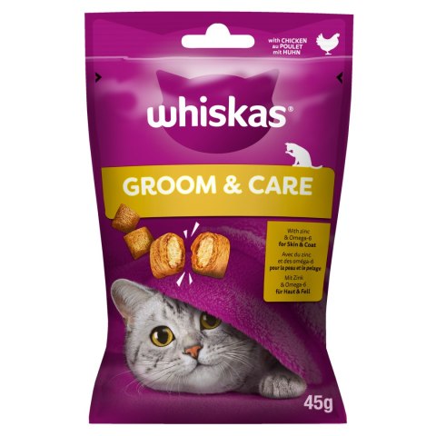Whiskas Whiskas Zdrowy Blask Przysmak Dla Kota Z Kurczakiem 45g