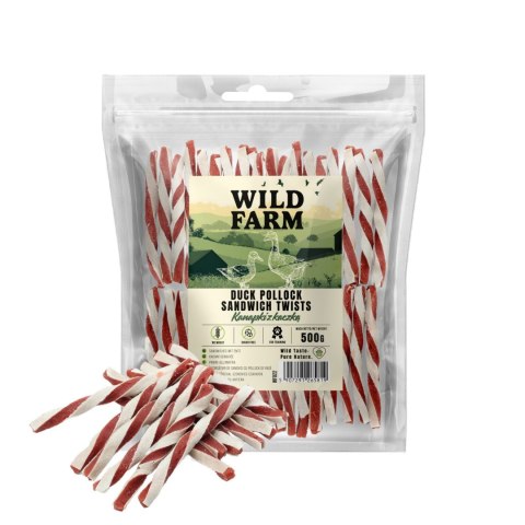 Wild Farm Wild Farm Kanapka Z Kaczką 500g Przysmak Dla Psa