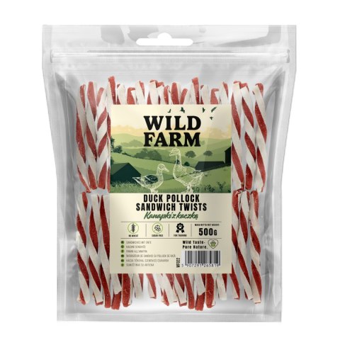 Wild Farm Wild Farm Kanapka Z Kaczką 500g Przysmak Dla Psa
