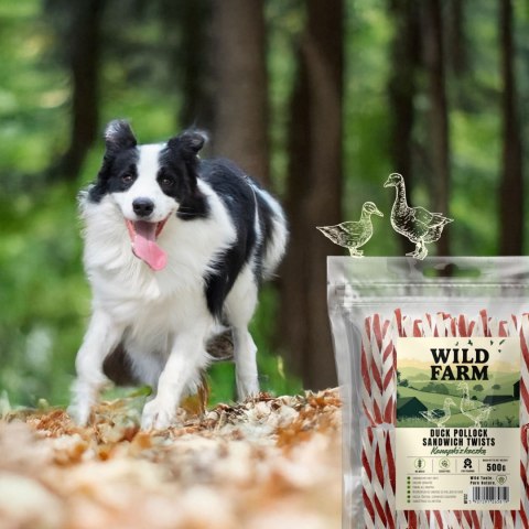 Wild Farm Wild Farm Kanapka Z Kaczką 500g Przysmak Dla Psa