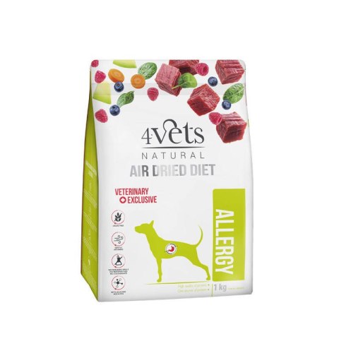 4Vets Natural 4Vets Natural Allergy karma suszona dla psów z alergią pokarmową 1kg