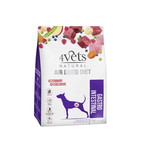 4Vets Natural 4Vets Natural Gastro Intestinal karma suszona dla psów z zaburzeniami trawienia 1kg