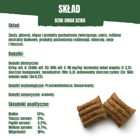 ADVENTUROS Purini Adventuros Nuggets Karma dla psów Dziki Smak Dzika 90g