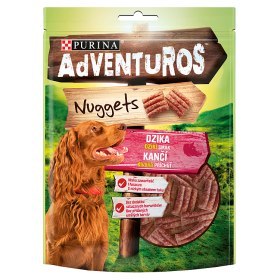 ADVENTUROS Purini Adventuros Nuggets Karma dla psów Dziki Smak Dzika 90g