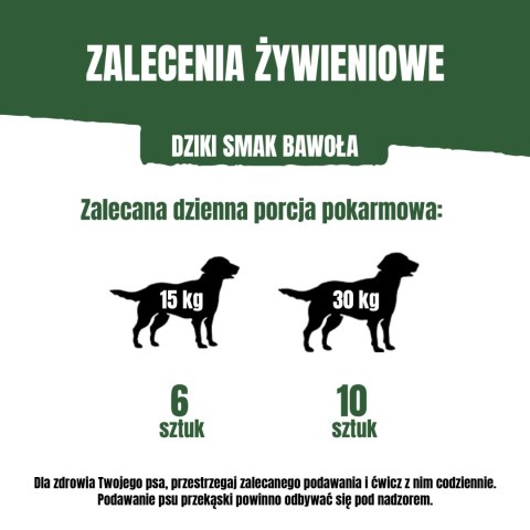 ADVENTUROS Purini Adventuros Sticks Karma dla psów Dziki Smak Bawoła 120g