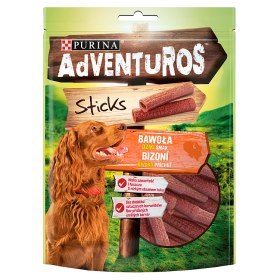 ADVENTUROS Purini Adventuros Sticks Karma dla psów Dziki Smak Bawoła 120g