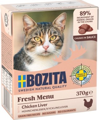 Bozita BOZITA Cat Wątróbka Drobiowa W Sosie 370 G