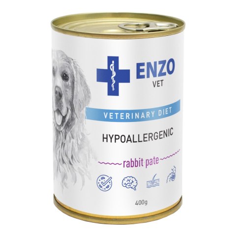 ENZO VET ENZO VET Hypoallergenic dieta hypoallergiczna z królikiem dla psów 400g