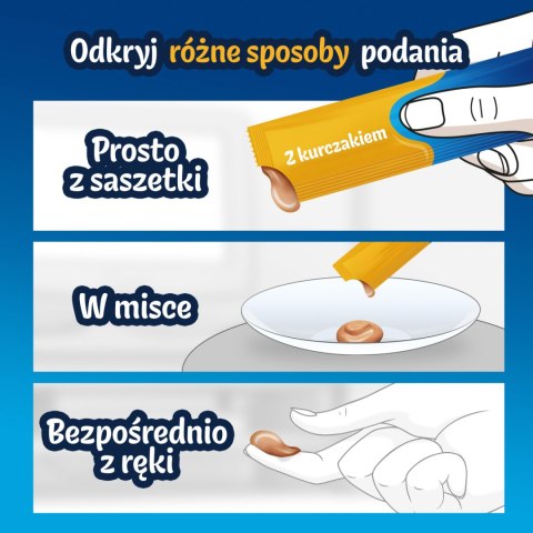 Felix Felix Deli Moments Kremowe Przekąski Dla Kotów Z Kurczakiem 4x10g
