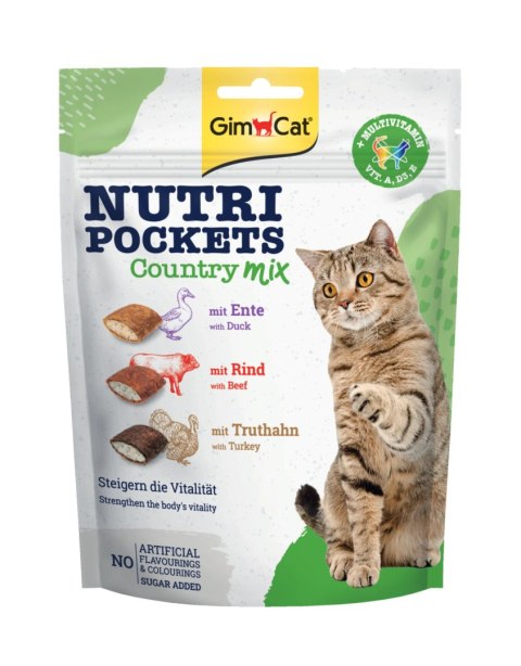 Gimborn Gimcat Nutri Pockets Country Mix Przysmak Dla Kota 150g