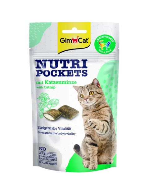 Gimborn Gimcat Nutri Pockets Przysmak Z Kocimiętką Dla Kotów 60g