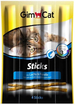 Gimborn Gimcat Sticks Z Łososiem I Pstrągiem Dla Kota 4szt
