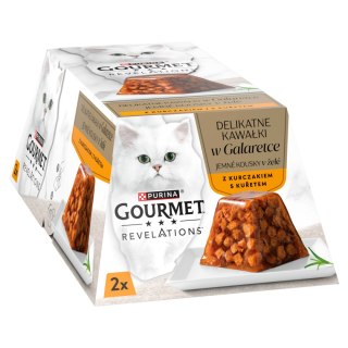 Gourmet GOURMET Revelations Delikatne Kawałki w Galaretce z Kurczakiem 2x57g