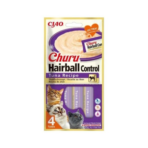 INABA INABA Churu Hairball przysmak dla kota o smaku tuńczyka 4x14g