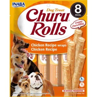 INABA INABA Churu Rolls Dla Psa Kurczak 8 X 12 G