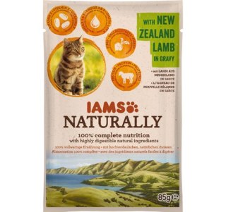 Iams IAMS Naturally Adult Cat with New Zealand Lamb in Gravy 85g