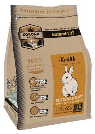Korona Natury KORONA NATURY Natural-Vit Karma Pełnoporcjowa Królik 1,6kg