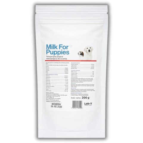 LAB-V Lab-v Milk For Puppies-mleko dla szczeniąt 200g