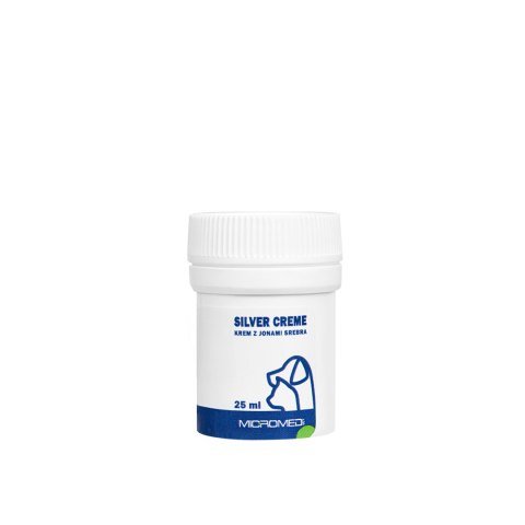 MICROMED Vet Silver Creme Krem Z Jonami Srebra 25 Ml