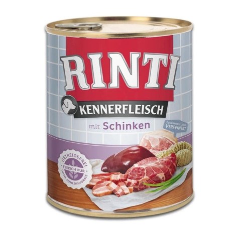 Rinti Rinti Kennerfleisch Schinken Karma Mokra dla Psa - Szynka 800g