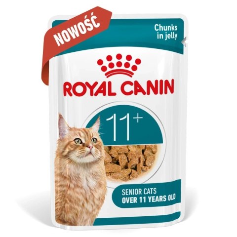 Royal Canin Royal Canin Senior Ageing 11+ — mokra karma w galaretce dla kotów starszych, 12 x 85 g