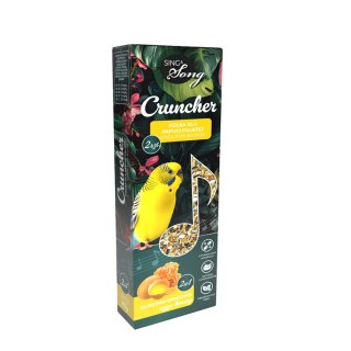 SING & SONG Sing&Song Cruncher Dla Papużki Falistej Jajeczno-Miodowy 85g 2w1