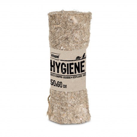 Vitapol VITAPOL Hygiene+ Mata Konopna z Bawełną 50x60cm dla Gryzoni i Królika