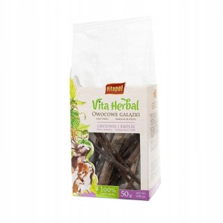 Vitapol Vitapol Vita Herbal Przysmak Dla Gryzoni I Królików Owocowe Gałązki 50g