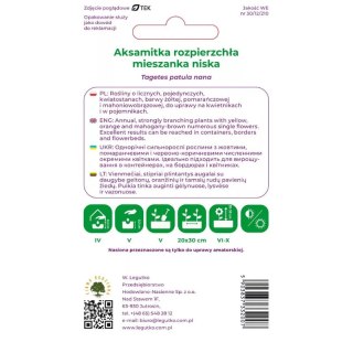 W.Legutko Aksamitka rozpierzchła - mieszanka kolorów