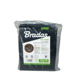 Bradas Agrotkanina PP czarna UV, 70g, 1,6 x 15m