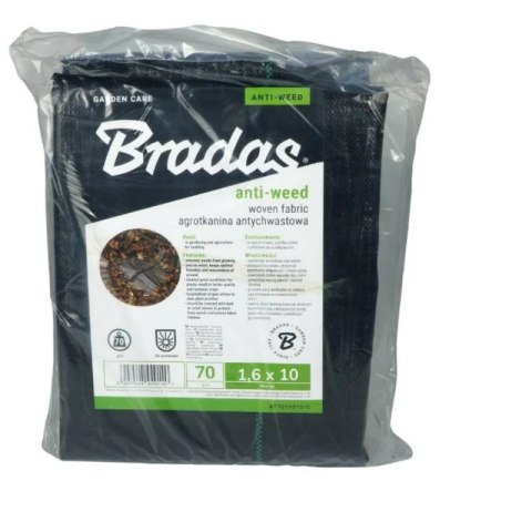 Bradas Agrotkanina PP czarna UV 70g 3,2 x 10 m
